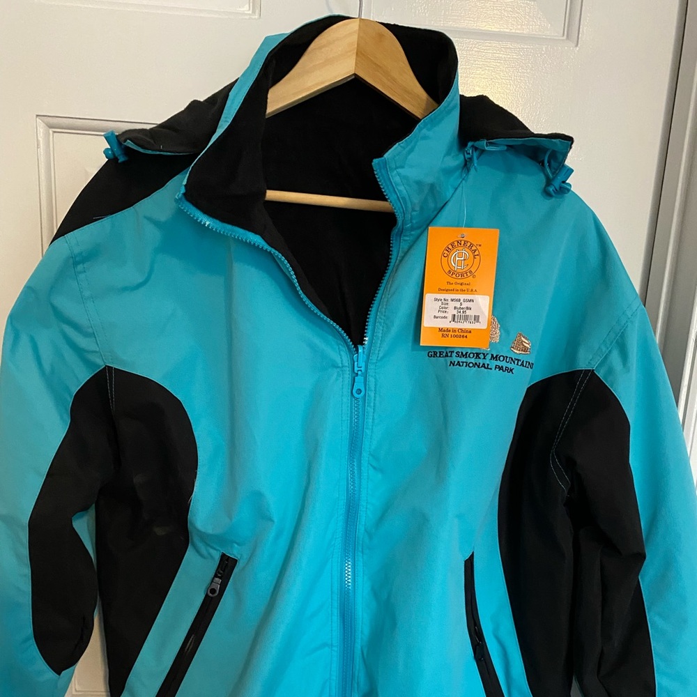 Blue reversible, smoky mountain jacket, new with tags